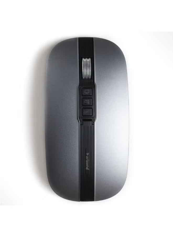 arizone S09 Wireless Mouse, Rechargeable Wireless Silent Mouse, 2.4G Portable USB 2400 Dpi Optical Wireless Computer Mouse with USB Receiver - Image 1